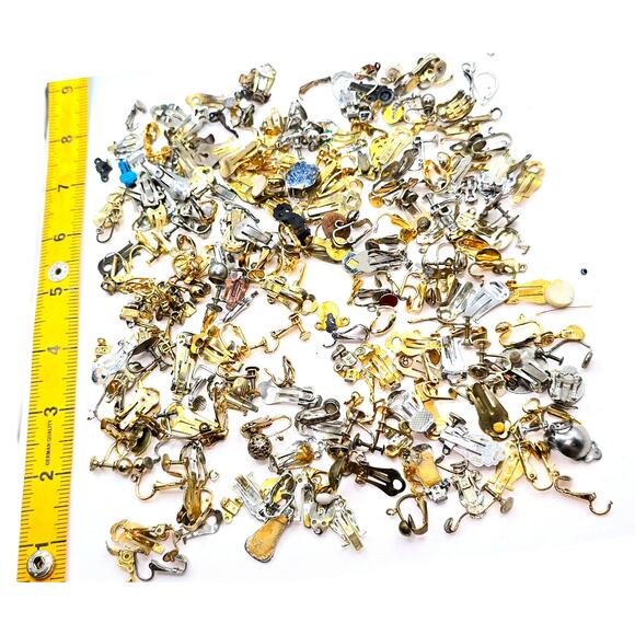 Vintage Clip On Earring Back Pieces From Wide Array Of Earrings - Picture 5 of 5